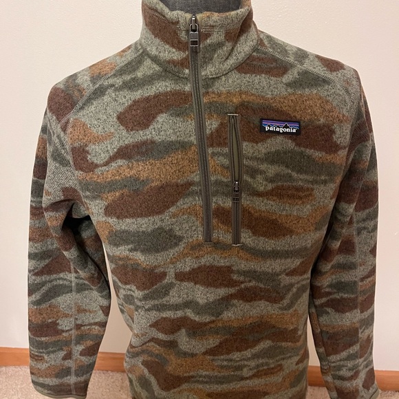 Patagonia Other - Patagonia Camouflage Half-Zip Pullover Sweater Small NWT